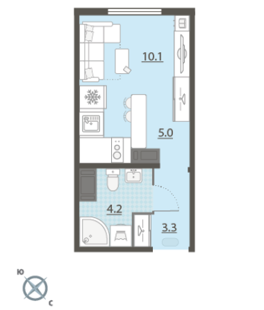 Квартира-студия 